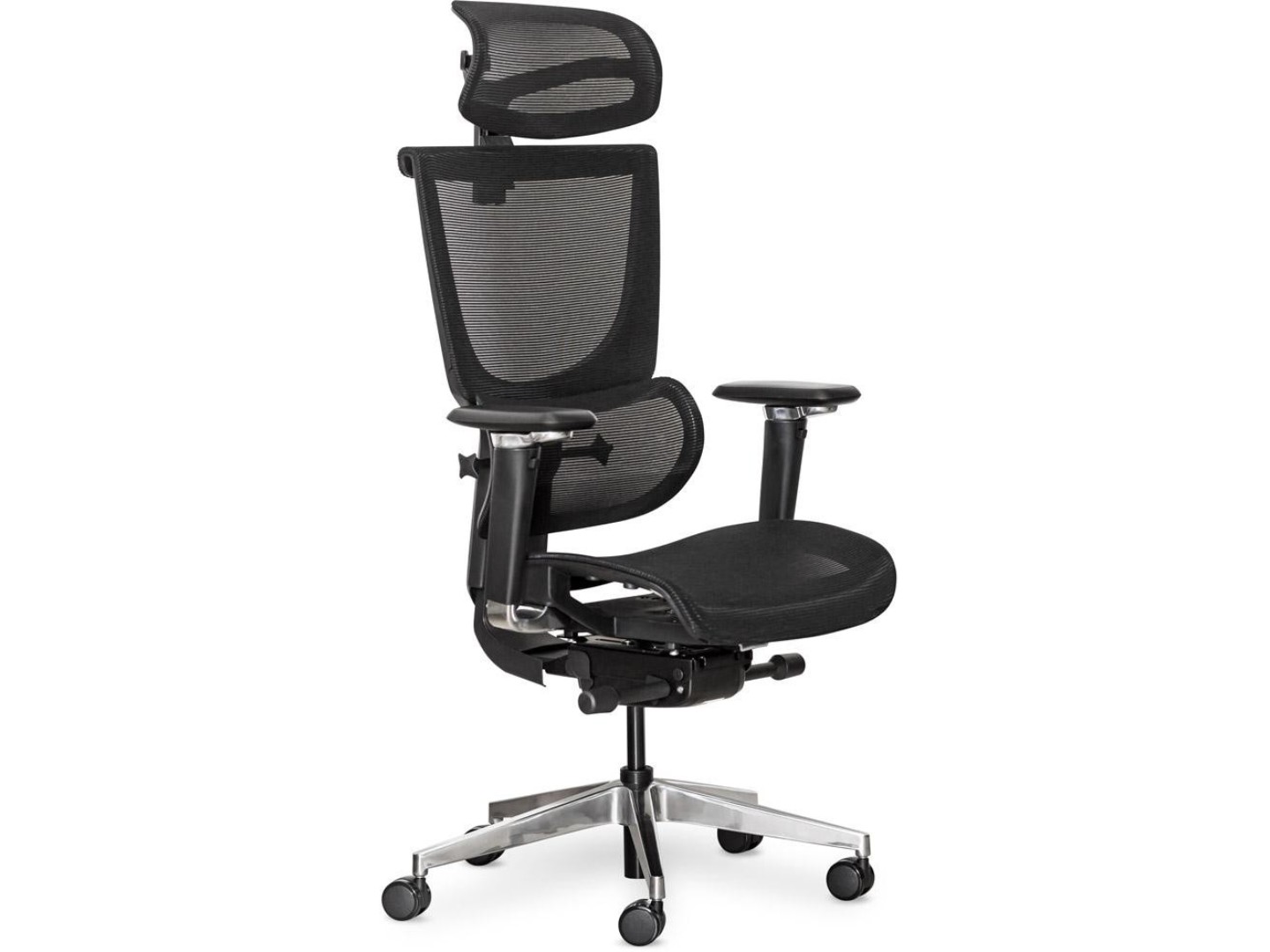 Крісло офісне Mealux S8 Air Black (HF-S8P M/B)